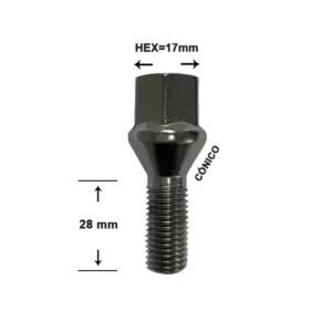 Tornillo Estampado - 12mm 1,50 | Hex 17mm | Largo 28mm