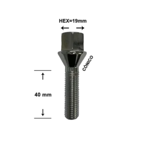 Tornillo Estampado – 12mm 1,50 | Hex 19mm | Largo 40mm