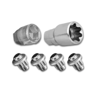 Juego Tuercas Antirrobo - 12mm 1,50 | Hex 19/21 | Alto 32mm | OEM Toyota