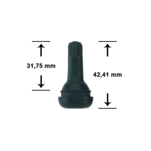 Válvula de Goma - TR415 | Largo Exterior 31,75mm | Agujero 15,87mm
